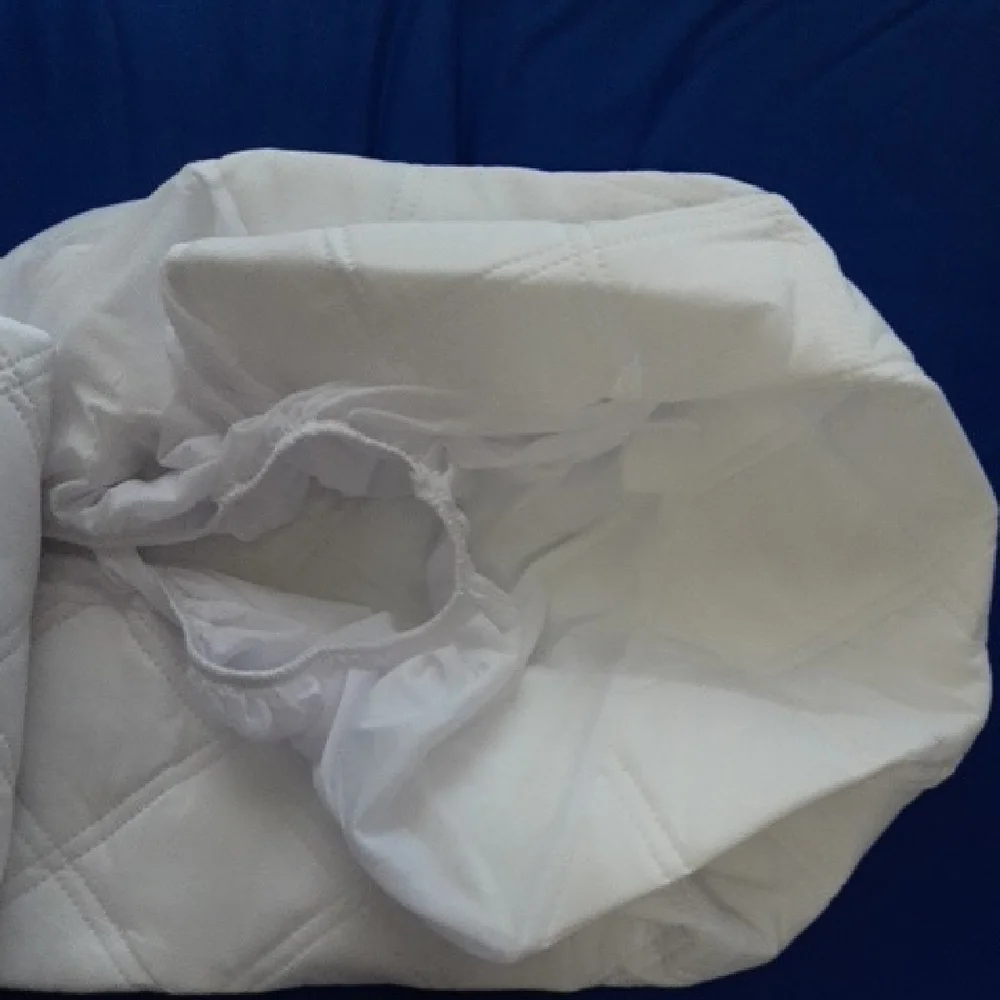 White Crib Mattress Pad - Soft Hypoallergenic Protection